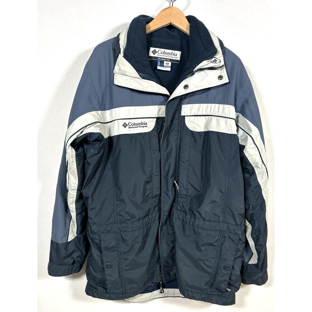 Columbia Men's Blue and Gray Ski Jacket
